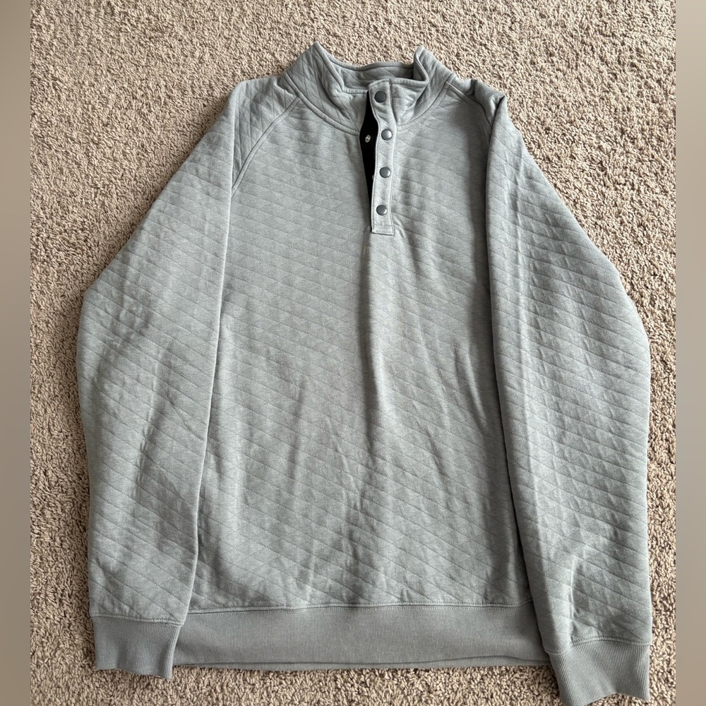 Men’s quilted fleece sweatshirt